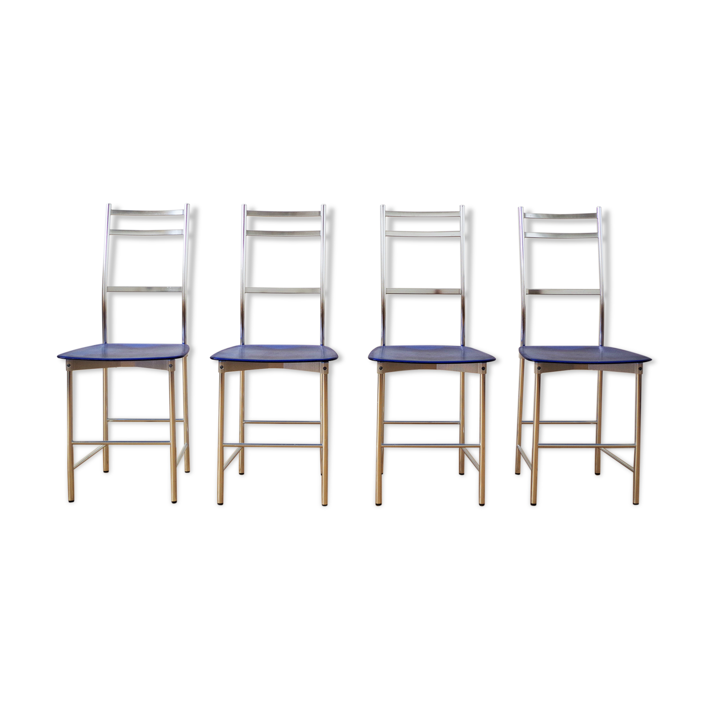 Italian Chairs by Ycami, 1980s, Set of 4