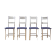 Italian Chairs by Ycami, 1980s, Set of 4