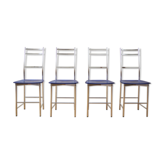 Set de 4 chaises Italiennes de Ycami, 1980