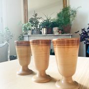 Set of 3 ceramic mazagrans