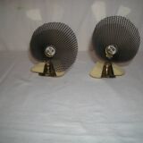 Pair of conical wall lights from the 50s