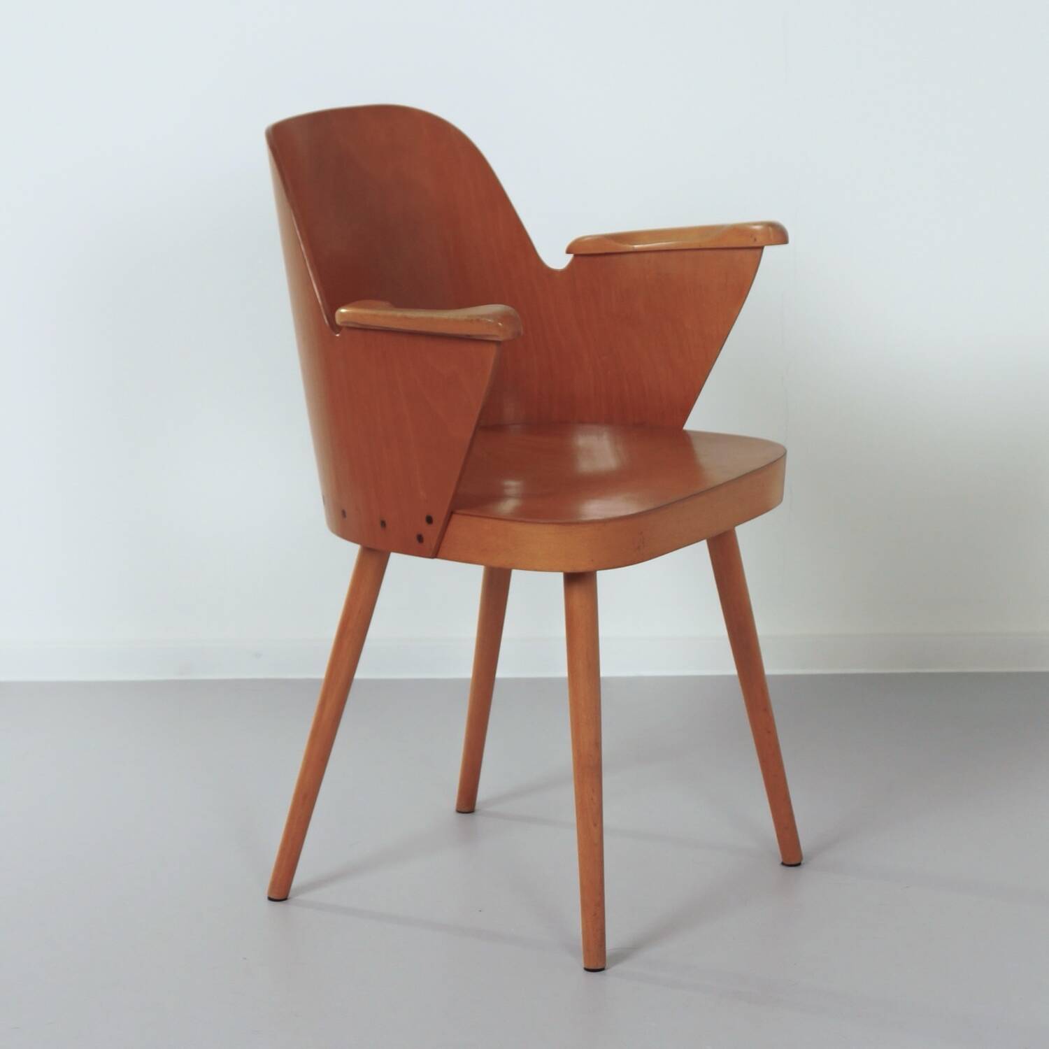 Vintage armchair 1515 by oswald haerdtl for thonet, 1950s