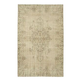 Tapis en laine 240 cm x 372 cm laine beige