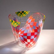 art glass object vase