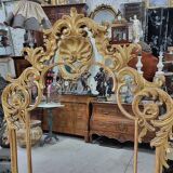 Golden wooden glazed mirror ref mart