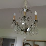 Antique chandelier with tassels