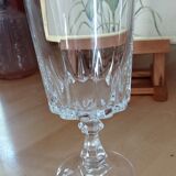 Set of four old foot glasses