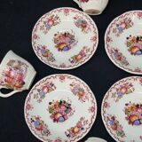 4 Mason's Fruit Basket Coffee Cups and Saucers Made In England