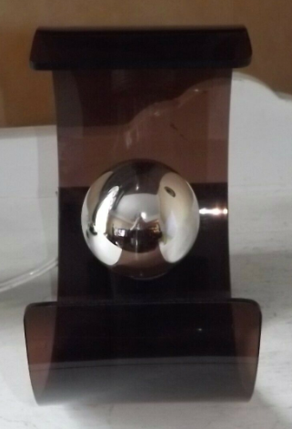 Smoked Plexiglas vintage 70's space age