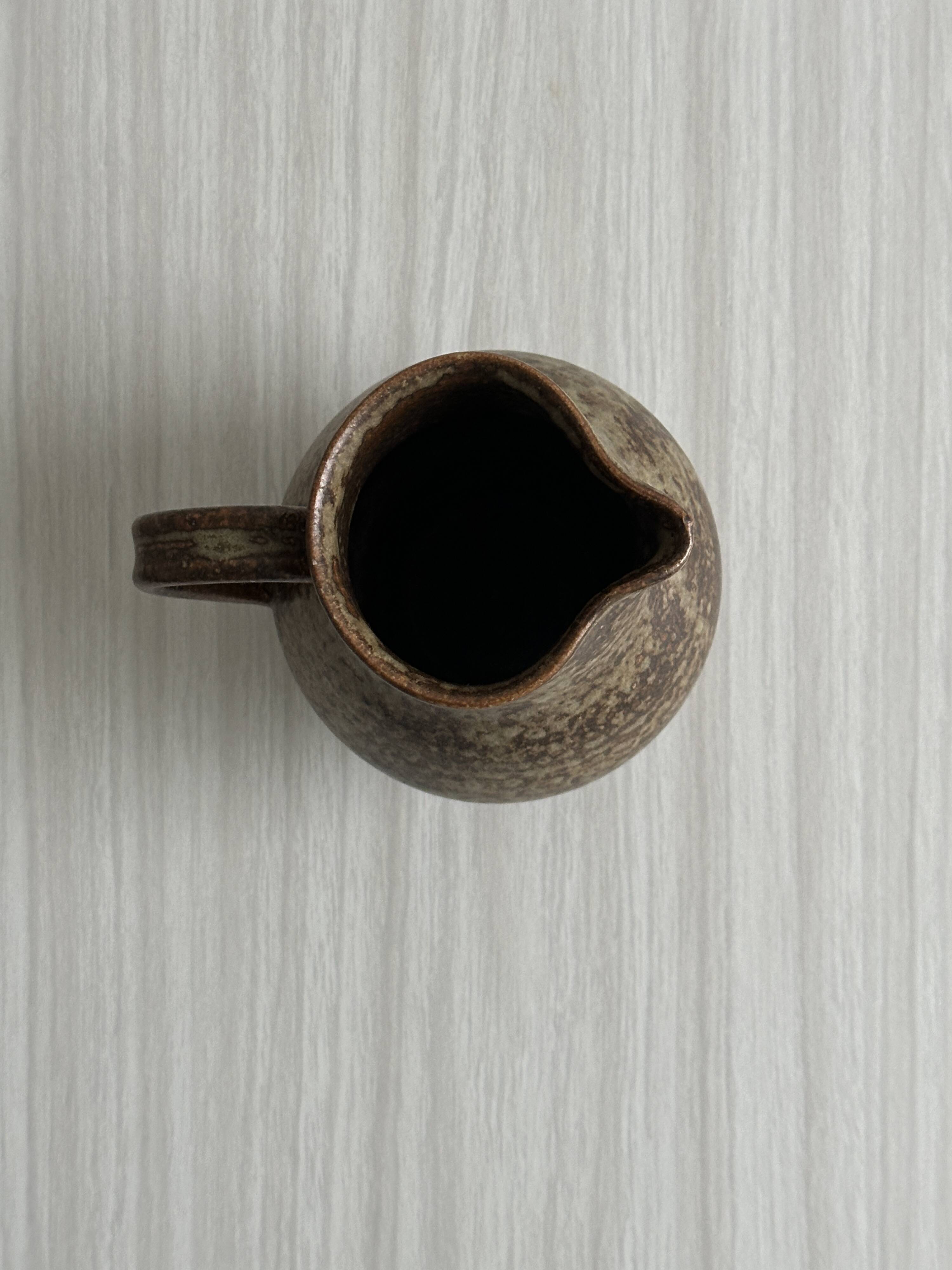 ancient pyrite stone jug