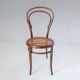 1900s Set of Four Bentwood and Cane Dining Chairs by Josef Hoffmann, Labele