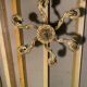 Vintage chandelier in gilded brass with 6 lights - Classic style