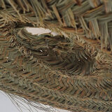 Doum pendant lamp in natural esparto