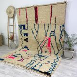 Handcrafted Moroccan Berber rug 200 x 285 CM