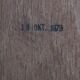 Small Brutalist Oak Cabinet with Brass Handles, Denmark, 1960s