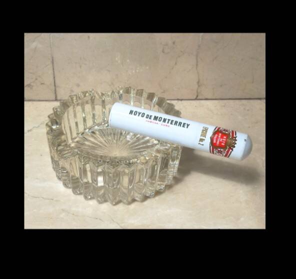 Cut glass ashtray 1960's