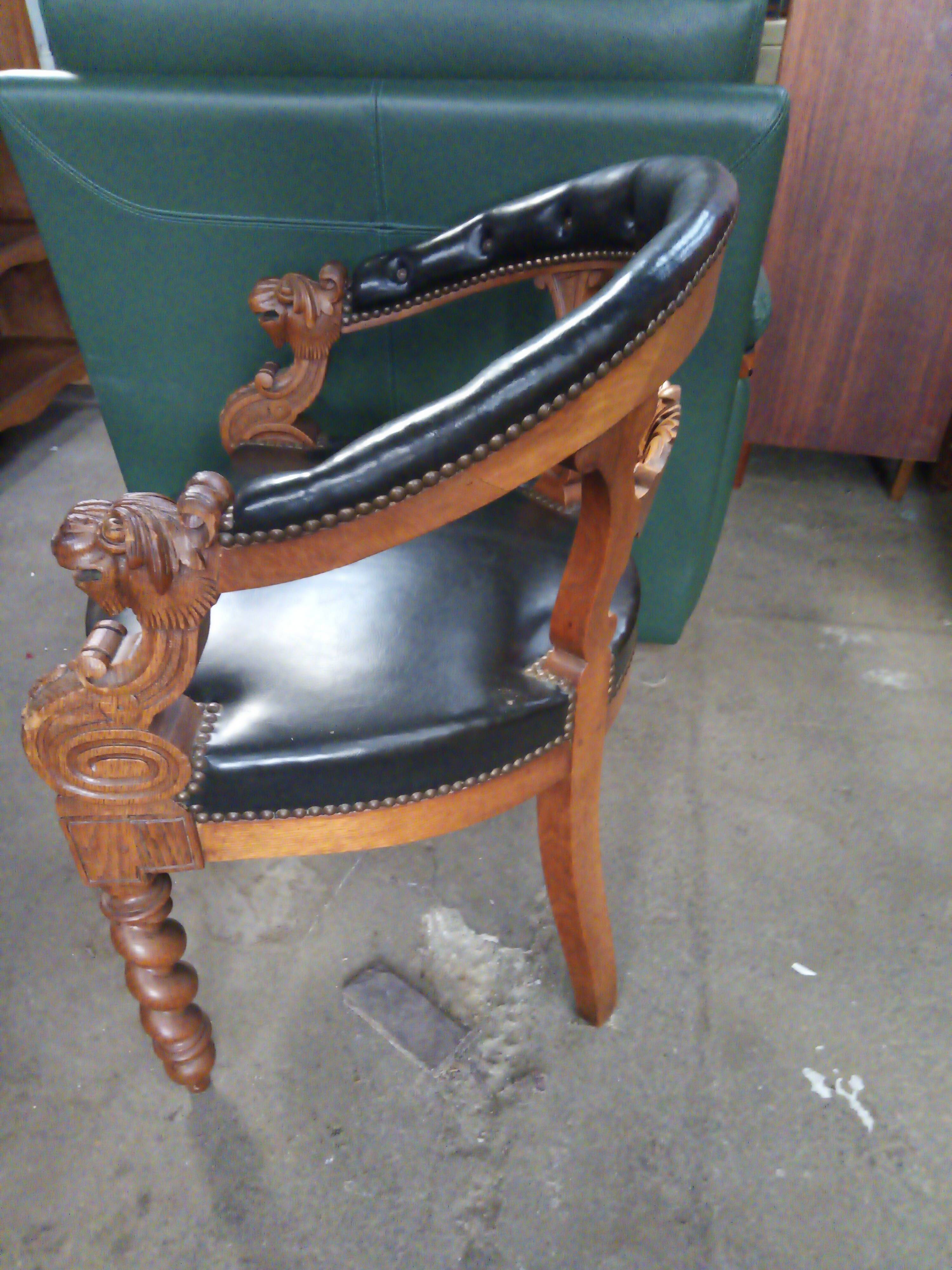 Louis XIII style office chair