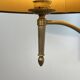 Reading Floor Lamp with Adjustable Arm in Gold Brass. French Work. Vers