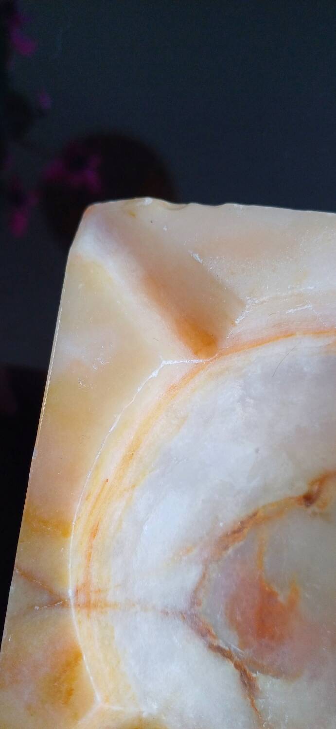 Alabaster ashtray