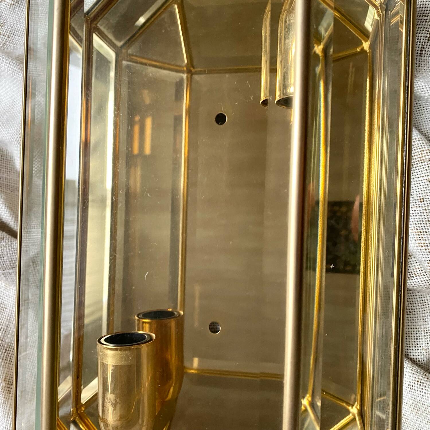 Large ceiling light, vintage wall sconce, 80s/90s.