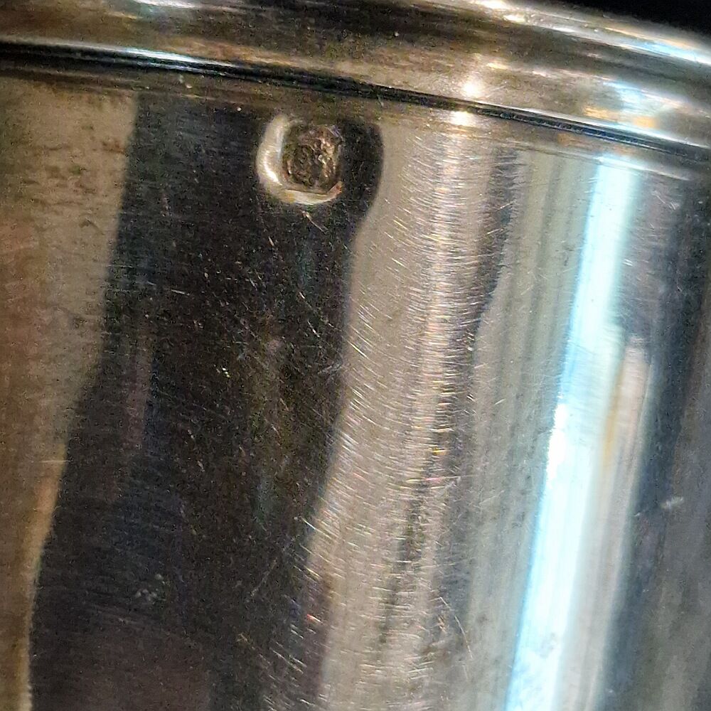 Old timpani cup solid silver neck minerva