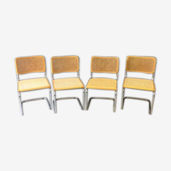 Série de 4 chaises B32 Breuer