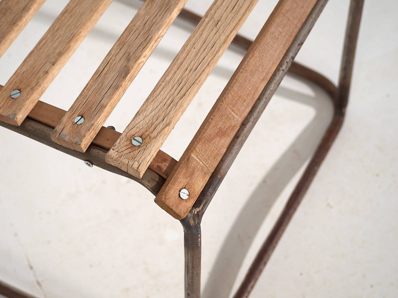 Chaises d’extérieur anciennes (vers 1920). Ensemble de 2 pièces #1