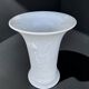 KAISER vase in biscuit porcelain with botanical relief, 1960s