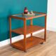 Retro Teak 1960s Meredew Drinks Serving Trolley