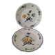 Pair of antique hand-painted plates