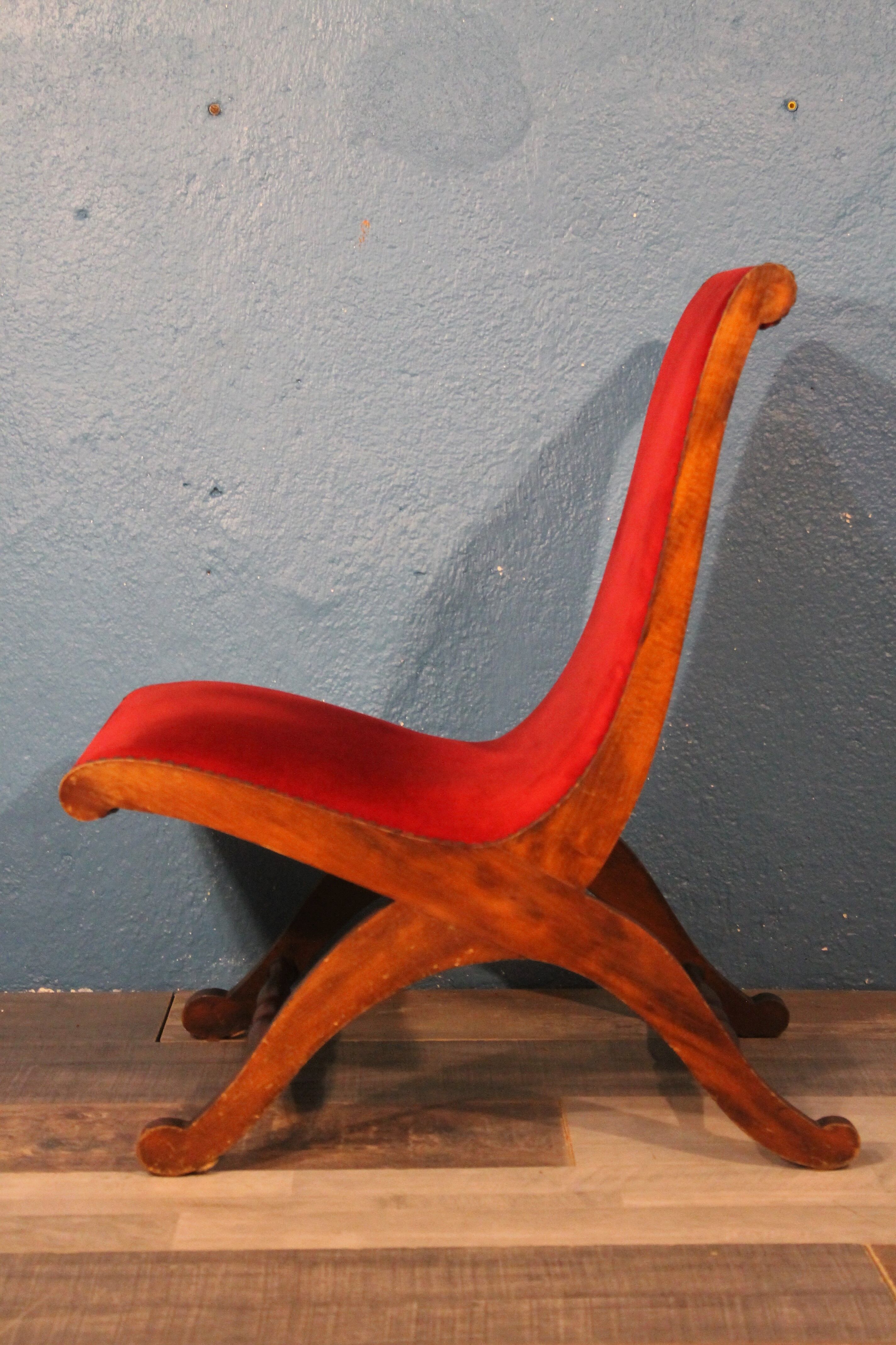 Paire de fauteuils chauffeuses vintage