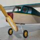 Wooden airplane, vintage toy, 70s