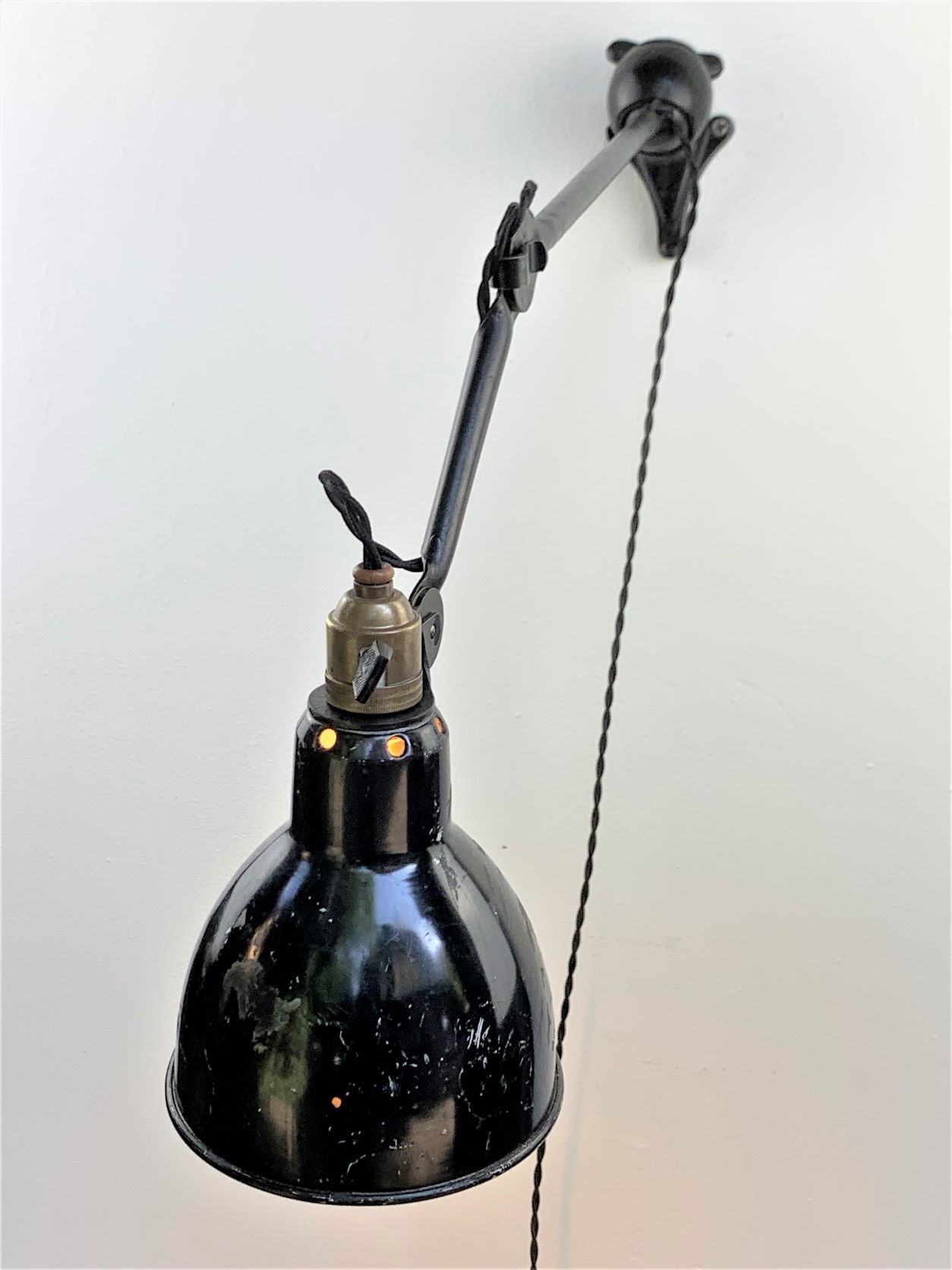 Gras ravel old lamp model 222 stamped ravel clamart