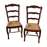 Straw chairs
