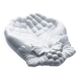 Hand tray by Georges Sand after Cocteau GDA Limoges unsigned.