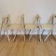 Set of 4 Vintage Trieste Folding Chairs by Aldo Jacober, 1970s