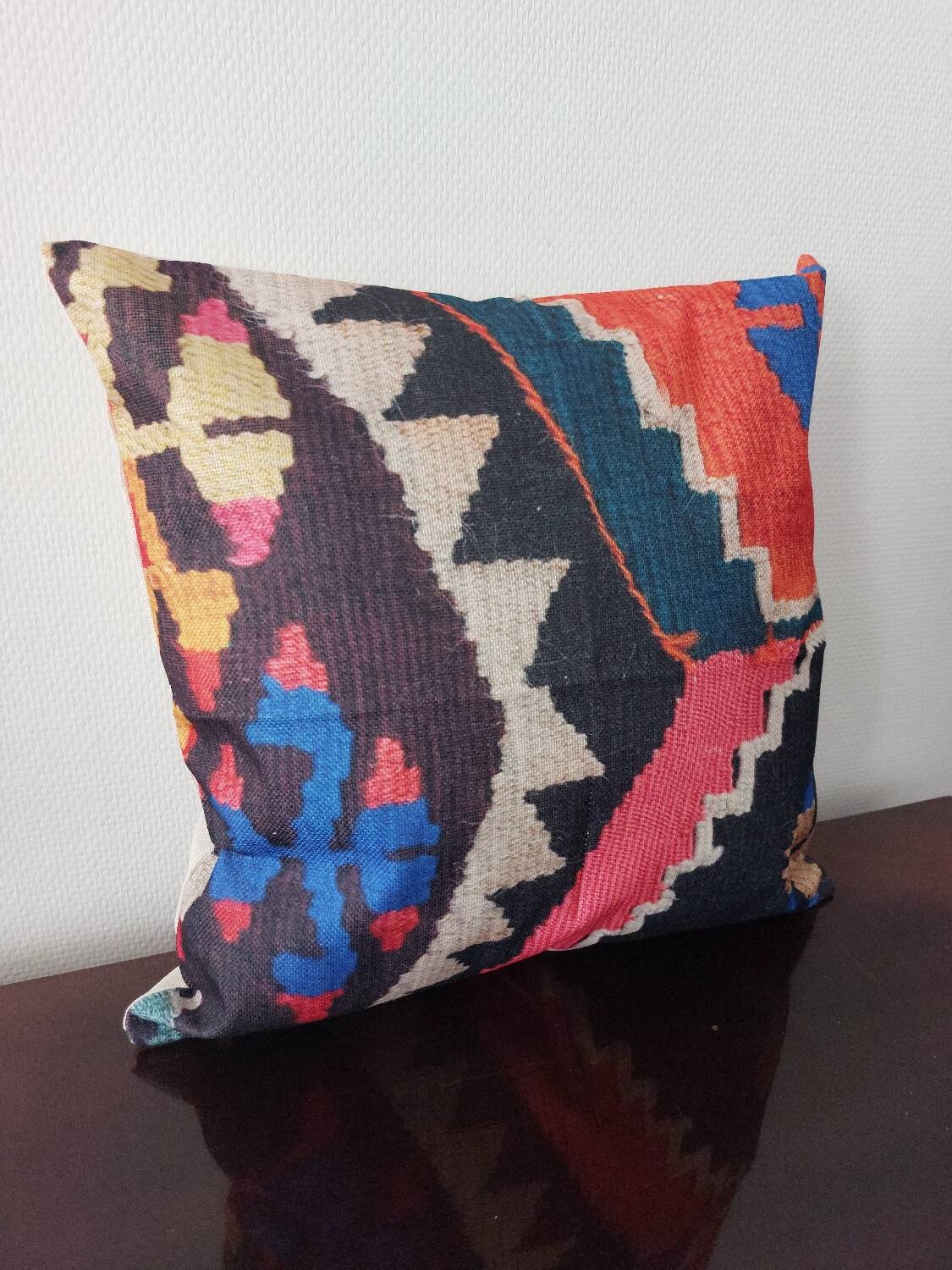Coussin bohème patchwork