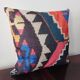 Coussin bohème patchwork