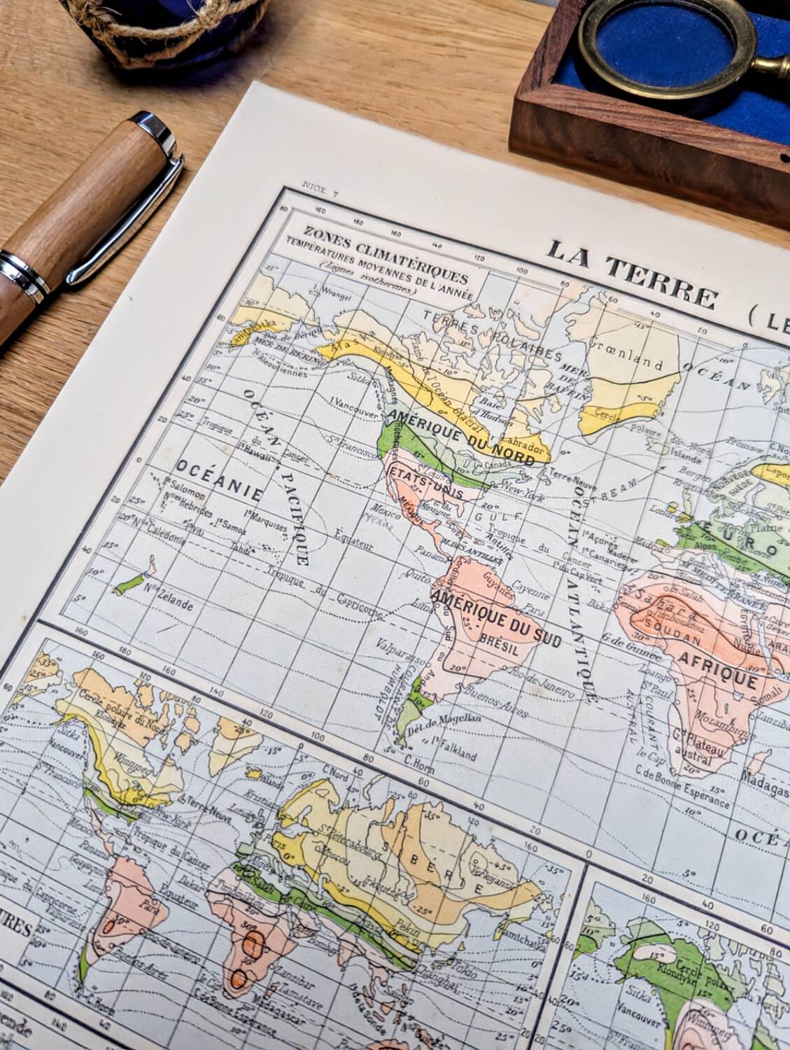 Printed in 1900, The Earth and its Climates.
