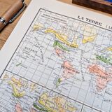 Imprimée en 1900, la Terre et ses climats.