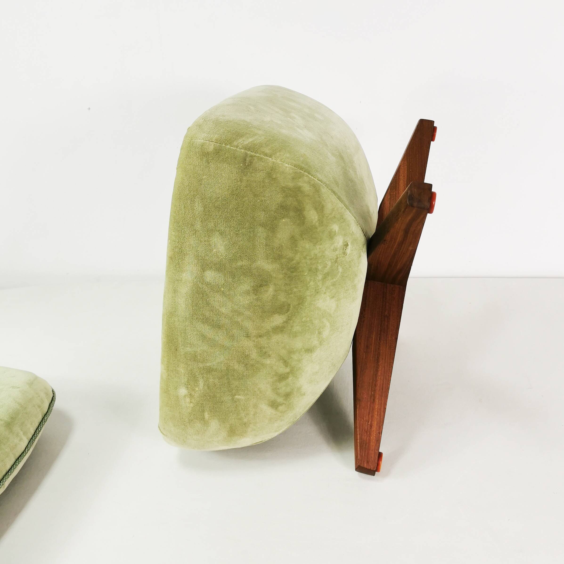 Pouf du milieu du siècle, Parker Knoll, Royaume-Uni, années 1960.