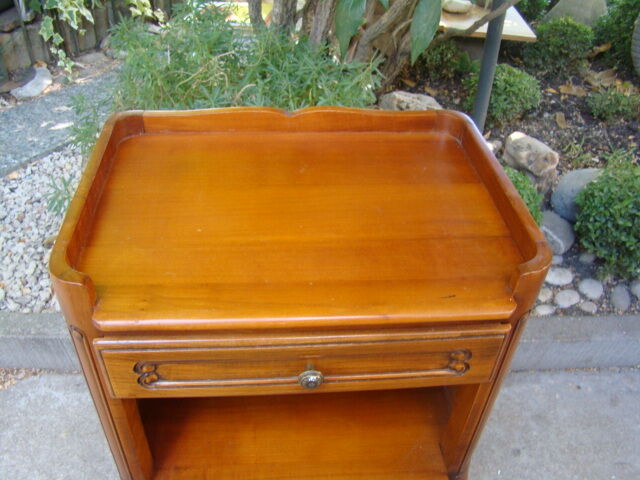 Old cherry bedside