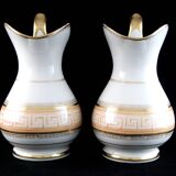 Paire d'aiguières en porcelaine de style Antique par Carl THIELSCH, ALTWASSER, c. 1860
