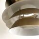 Brass & Lacquered White Aluminium Pendant Lamp by Carl Thore, design 1970