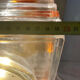 Transparent and smoky glass wall light for vintage Italian Poliarte.