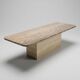 Table basse de style brutaliste
