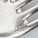 Twelve large table forks Christofle Marly, silver-plated metal.