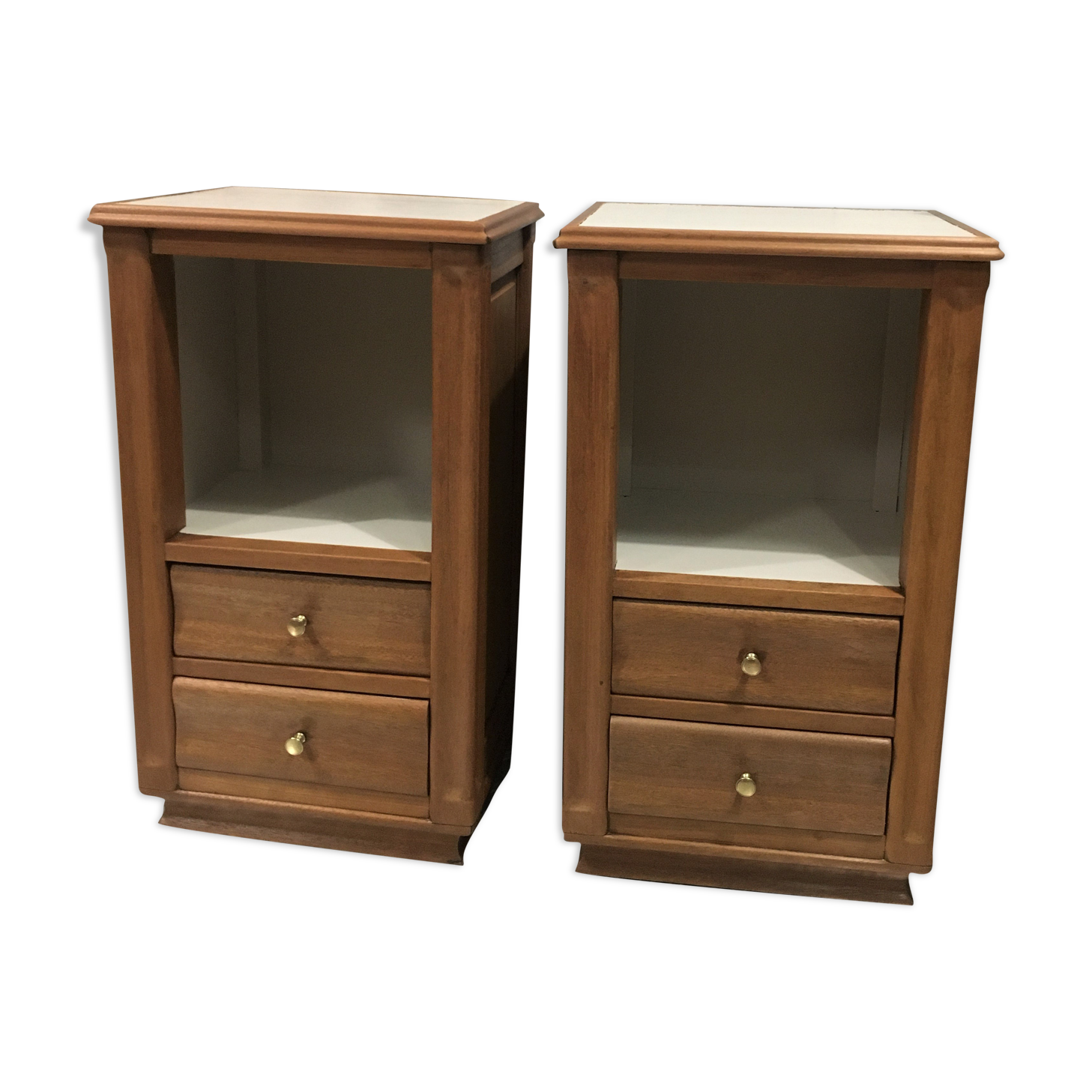 Pair of bedside tables 50s