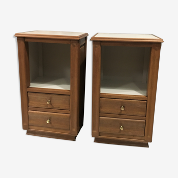Pair of bedside tables 50s