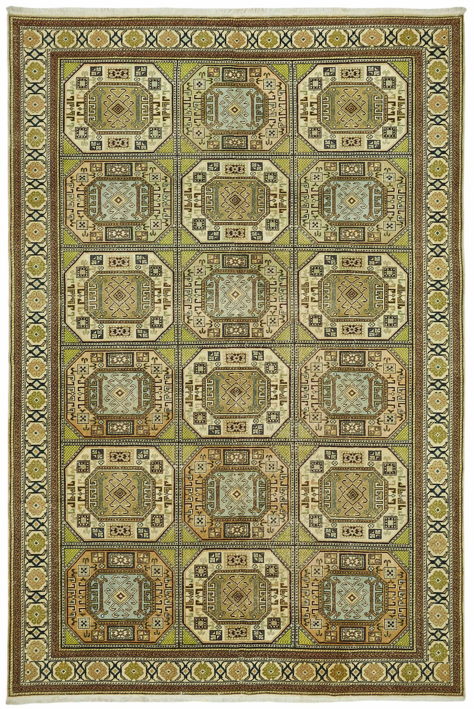 Turkish Wool Vintage Kayseri Rug 200 cm x 292 cm